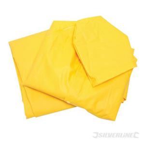 M Yellow Waterproof Jacket & Trousers Rain Suit